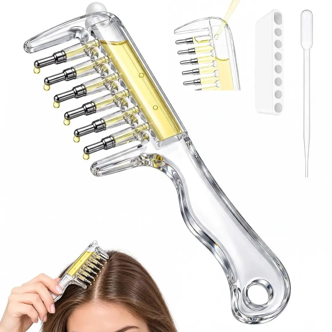 Liquid Hair Oil Applicator Comb