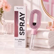 2 in 1 Spray Hair Brush & Detangler
